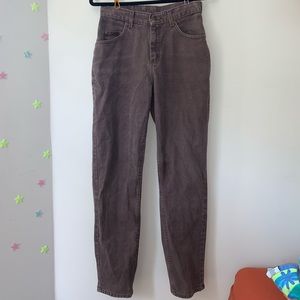 Dark Brown Lee High waisted jeans